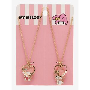My Melody Heart Best Friend Necklace Set